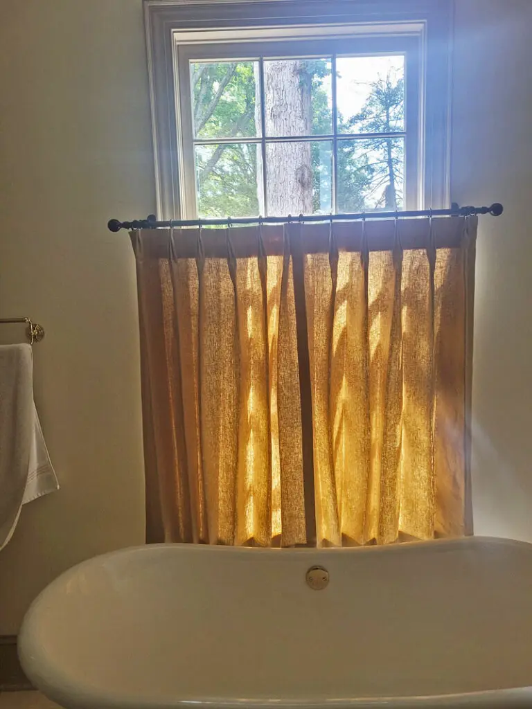 Drapes-in-bathroom